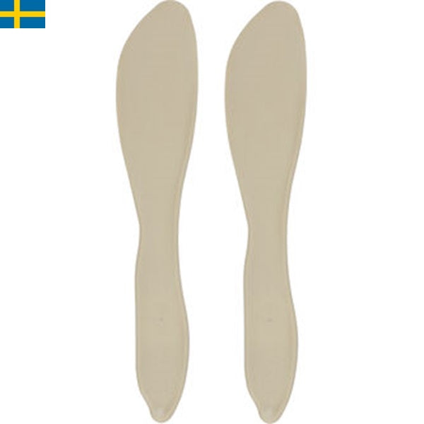 Smörkniv Bio Beige 2p, vanlig smörkniv i plast, Snabb leverans till din dörr i hela Spanien och Portugal på 24-72 timmar.
