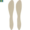 Smörkniv Bio Beige 2p, vanlig smörkniv i plast, Snabb leverans till din dörr i hela Spanien och Portugal på 24-72 timmar.