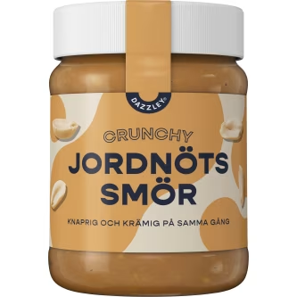 Dazzley Crunchy Jordnötssmör 350g