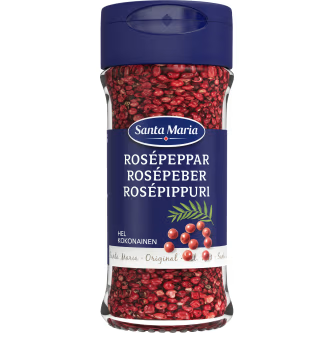 Santa Maria Rosépeppar Hel Burk 21g