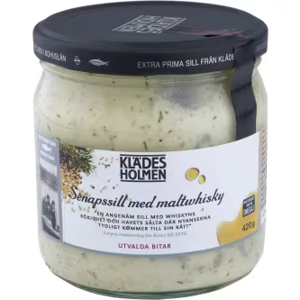Klädesholmen Senapssill med Maltwhisky 420g