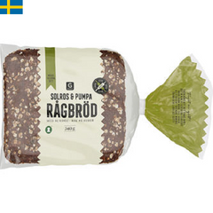 Garant Rågbröd Solros/pumpa är färskt rågbröd bakat med 64% fullkorn och 24% surdeg. Leverans till din dörr i Spanien och Portugal.