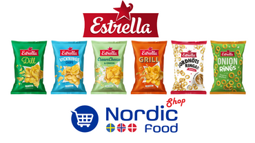 Upptäck Estrellas goda chips i olika smaker och former!