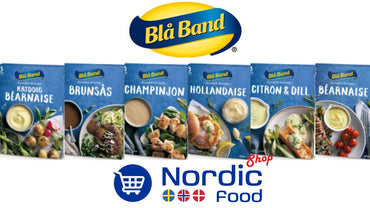 Upptäck Blå Band – klassiska svenska såser hos NordicFood.shop
