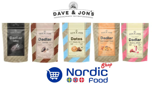 Testa Dave & Jon's Dadlar, Utan Tillsatt Socker!
