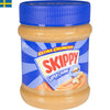 Skippy Jordnötssmör Crunchy 340g, Jordnötsmör med småbitar av jordnötter, gjord på 91% jordnötter. Snabb leverans till din dörr i hela Spanien och Portugal.