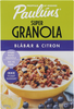 Paulins Granola Blåbär&Citron är fullt av fiber och fullkorn. En god och nyttig frukost utan tillsatt socker. Leverans till din dörr i Spanien och Portugal.