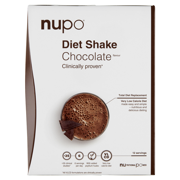 Nupo Diet Shake Cocoa 384 g er et produkt fra Nupo, der bruges som et måltidserstatning i forbindelse med en diæt.