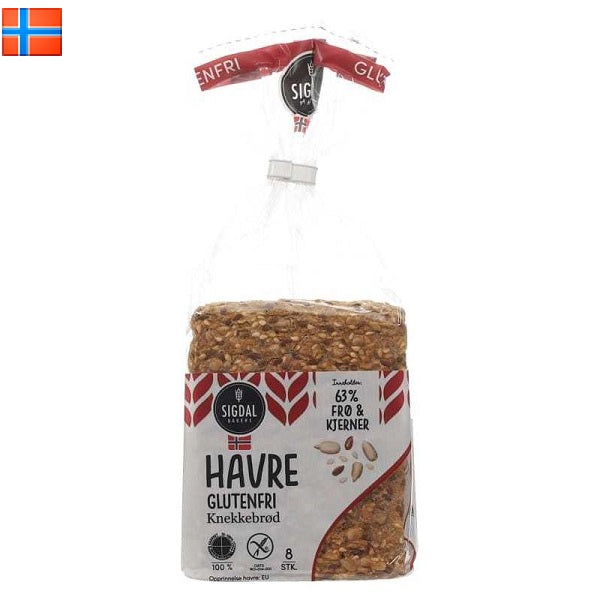 Sigdal Knekkebröd Havre glutenfri