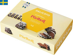 Delicato Pärlboll 6-pack 240g Likt den klassiska delikatobollen med pärlsocker. Snabb leverans till din dörr inom Spanien och Portugal.