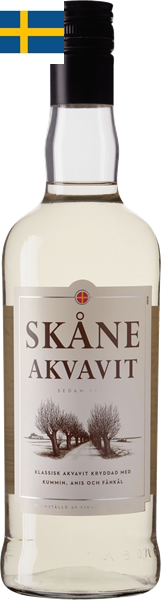 Skåne Akvavit 38% har funnits sedan 1931 och har blivit en tradition till framförallt jul. Drycken är kryddad med fänkål, kummin och anis.