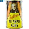 Bullens Pilsnerkorv, Korv på burk som är så pass omtyckt att den funnits med i över 70år. Leverans till din dörr i Spanien och Portugal på 24 till 72 timmar