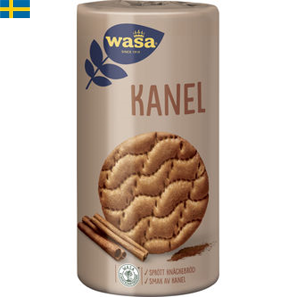 Wasa Kanel Veteknäcke med 6% fibrer är ett gott och hälsosamt knäckebröd med en touch av kanel. Leverans till din dörr i Spanien och Portugal.