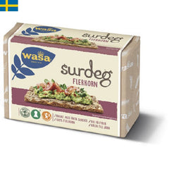 Wasa Surdeg Flerkorn är perfekt till frukosten och är toppat med havregryn. Leverans till din dörr i Spanien och Portugal på 24 till 72 timmar.