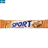 Cloetta Sportlunch 50 g är en choklad bar med rån som är täckt av ljus choklad. Snabb leverans till dörr i Spanien och Portugal.