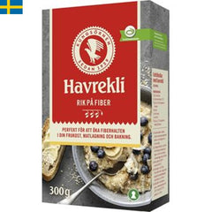 Kungsörnen Havrekli 300g, En bra fiberkälla som man kan ha både i bröd och mat. Snabb leverans till din dörr i hela Spanien och Portugal på 24-72 timmar. 