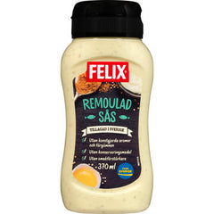 Felix Remouladsås är en god och krämig remouladsås från Felix. Passar utmärkt till fisk och rostbiff.