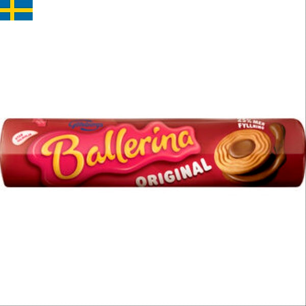 Göteborgs Ballerina Original, ett av Sveriges mest populära kex. Leverans till din dörr i hela Spanien och Portugal på 24-72 timmar