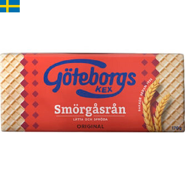 Göteborgs kex Smörgåsrån har länge varit en favorit funnits i svenska skafferier sedan 1935. Leverans till din dörr i Spanien och Portugal på 24 till 72 timmar.