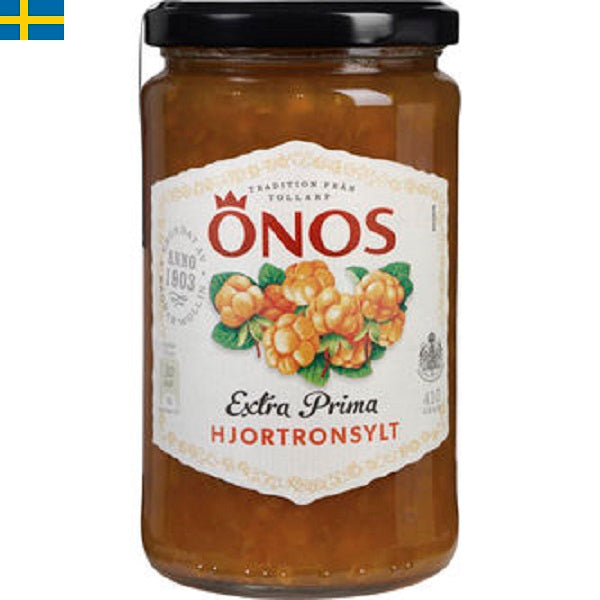 Önos Hjortronsylt är en riktig klassiker och är oemotståndlig till våfflorna eller pannkakorna. Leverans till din dörr i Spanien och Portugal.