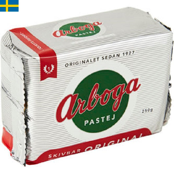 Arbogapastej Original Skivbar är en favorit att ha på frukostmackan. Gärna tillsammans med en saltgurka eller smörgåsgurka. Leverans till din dörr i Spanien och Portugal.