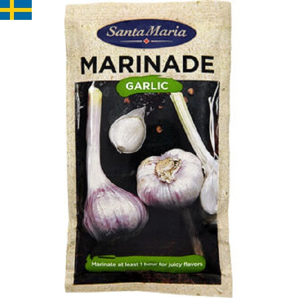 Santa Maria Marinad Garlic - En allround marinad för dig som gillar vitlök. Det är en marinad som är perfekt till både kött och grönsakerna.