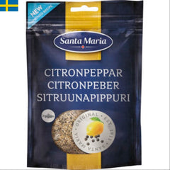 Santa Maria Citronpeppar. Perfekt smaksättning till mat och sallad. Leverans till din dörr i hela Spanien och Portugal på 24-72 timmar