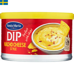 Santa Maria Nacho Cheese. En krämig och fyllig dip med smak av cheddar, god till nacho chips eller taco. Även god att dippa grönsaksstavar i. Leverans till din dörr i Spanien och Portugal.