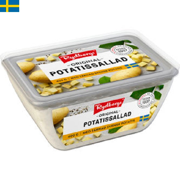 Rydbergs Potatissallad - En krämig potatissallad gjord på svenska potatisar. Leverans till din dörr i Spanien och Portugal på 24 till 72 timmar.