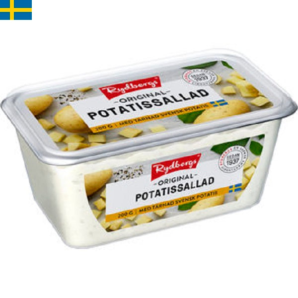 Rydbergs Potatissallad är krämig och god potatissallad från Rydbergs. God till både grillat och kallskuret. Leverans till din dörr i Spanien och Portugal.