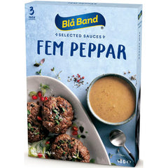 Blå band Fem Peppar Bistro 3p. En god sås med smak av fem sorters peppar.