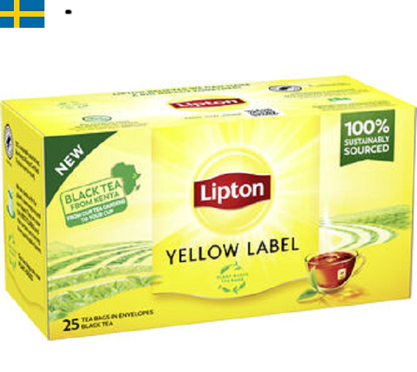 Lipton Yellow Label Svart är en blandning av svarta teer som är gjorda på teblad från Liptons odlingar i Kenya. Leverans till dig i Spanien och Portugal.