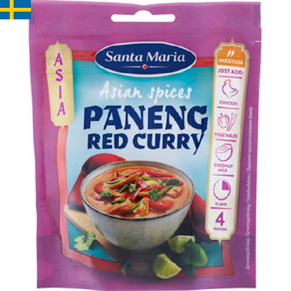 Santa Maria Paneng Red Curry är en asiatisk kryddmix som ger en utsökt Thai Paneng Curry.