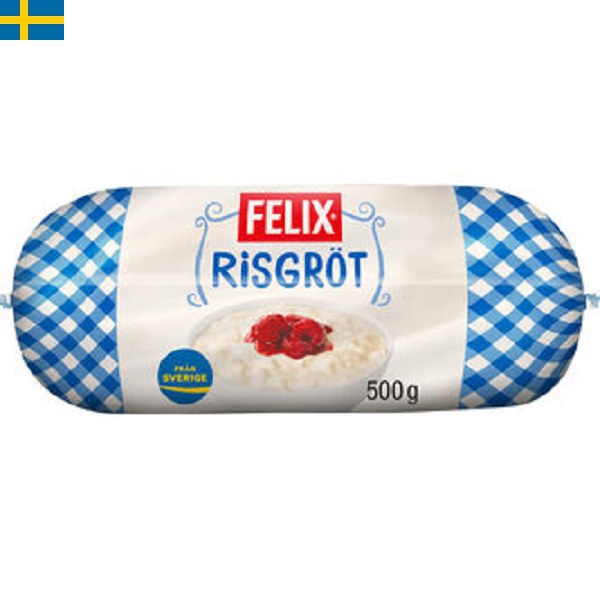 Felix Risgröt är gjort på svensk mjölk och tillagad i Kumla. Går bra att äta både kall och varm och gör sig väldigt god tilsammans med kanel eller bär.