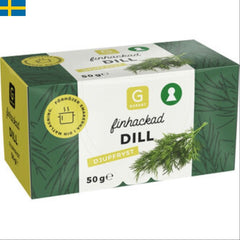 Garant Dill, hackad dill som är fryst. Leverans till din dörr i hela Spanien och Portugal på 24-72 timmar.