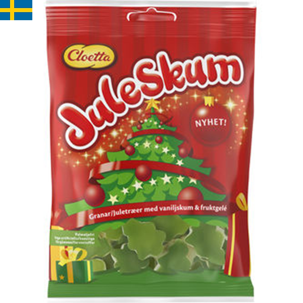 Cloetta Juleskum Granar är julskum som är en självklarhet för julen. Leverans till din dörr i Spanien och Portugal på 24 till 72 timmar.