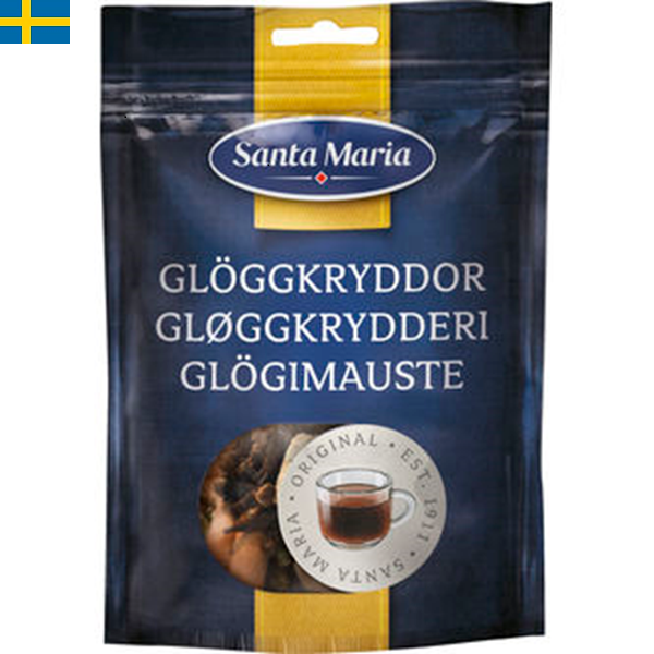 Santa Maria Glöggkryddor används för att göra egen glögg. Går även utmärkt att smaksätta andra drycker.