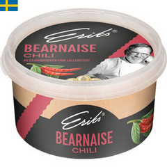 Eriks Bearnaisechili är en helt fantastisk bearnaise med lite hetta och en krämig konsistens. 