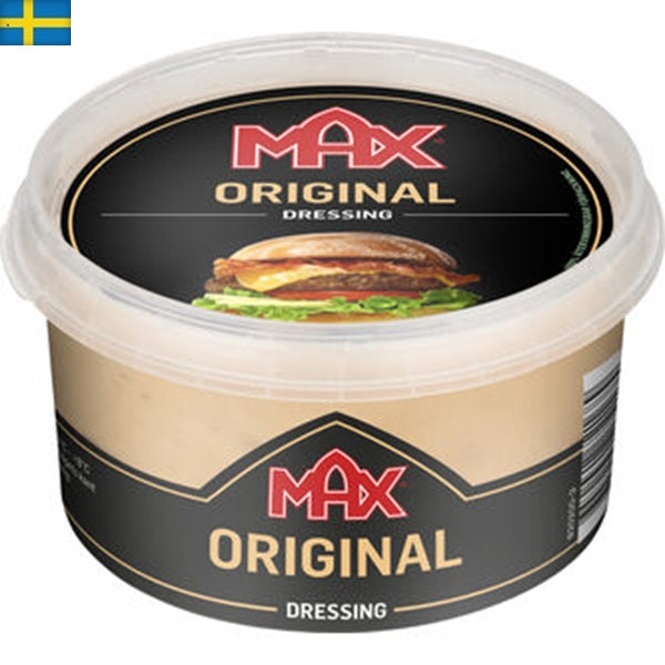 Max Original Hamburgare perfekt för att förhöja smaken på dina hamburgare med sin autentiska och krämiga konsistens. Leverans till Spanien & Portugal.