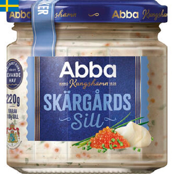 Abba Sill Skärgård 220g, en krämig favorit med smak av smögen. Leverans till din dörr i Spanien och Portugal på 24 till 72 timmar