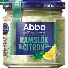 Ramslök Sill Citron är en krämig sorts sill med härlig och frisk smak.