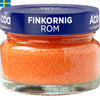 Abba Caviar Röd Finkornig Rom, röd caviar ett lyxigt tillbehör. Snabb leverans till din dörr i hela Spanien och Portugal på 24-72 timmar. 