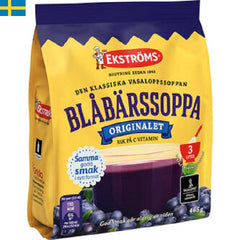 Ekströms Blåbärssoppa Pulver är ett enkelt sätt att göra sin egen goda blåbärssoppa.