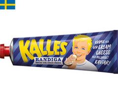 Kalle's Striped Caviar & Cream Cheese