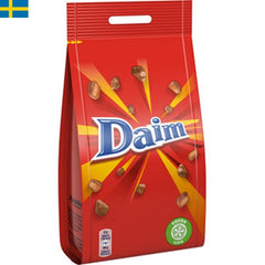 Daim Dragee 225g, Mjölkchoklad med mandelkaramell mindre bitar än den klassiska daimen. Snabb leverans till din dörr i hela Spanien och Portugl