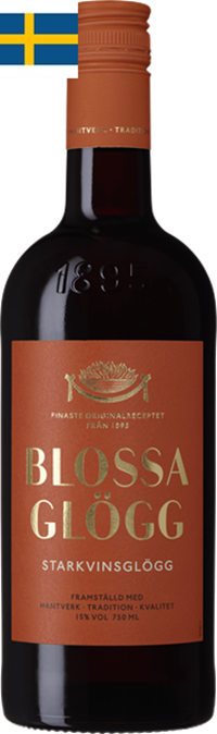 Blossa Glögg 10% är en självklarhet till juletider och dricks varm likväl som kall.