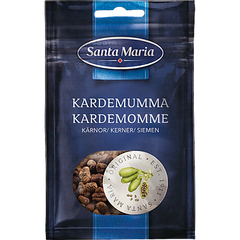 Santa Maria Kardemumma är av hög kvalitet och har en kryddig och söt arom.