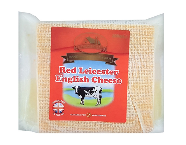British Dairy Farm Red Leicester Cheese 200g