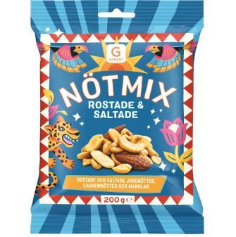 Garant Nötmix Rostade & Salta 200g