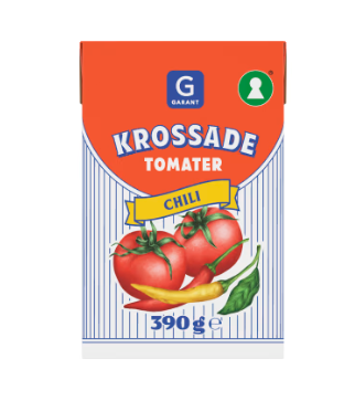 Garant Krossade Tomater Chili 390g